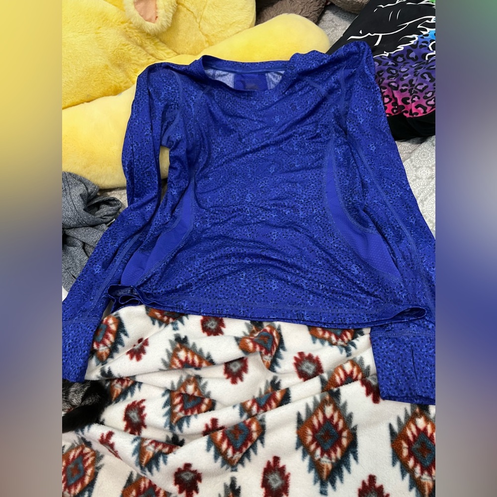 Long sleeve purple size medium